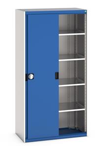 Bott Cubio Cupboard with Sliding Doors 2000H x1050Wx525mmD Bott Cubio Sliding Solid Door Cupboards with shelves and drawers 1600mm high option available 20/40013071.11 Bott Cubio Cupboard with Sliding Doors 2000H x1050Wx525mmD.jpg